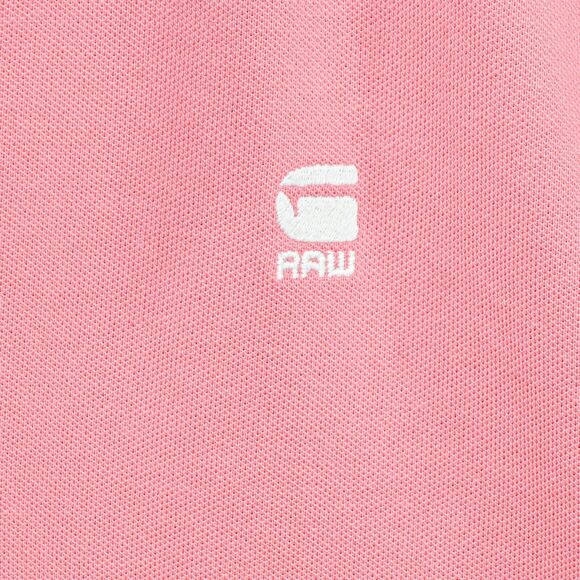 G Star RAW Men's Short Sleeve Polo Shirt in Pink Cotton size Medium - Picture 6 of 7